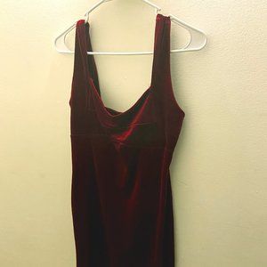 Red Velvet Dress